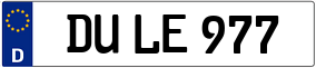 Truck License Plate